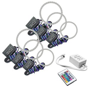 Infiniti M35 Headlight Halo Kit - ORACLE Lighting - ColorSHIFT w/ Simple Controller - `06-`08